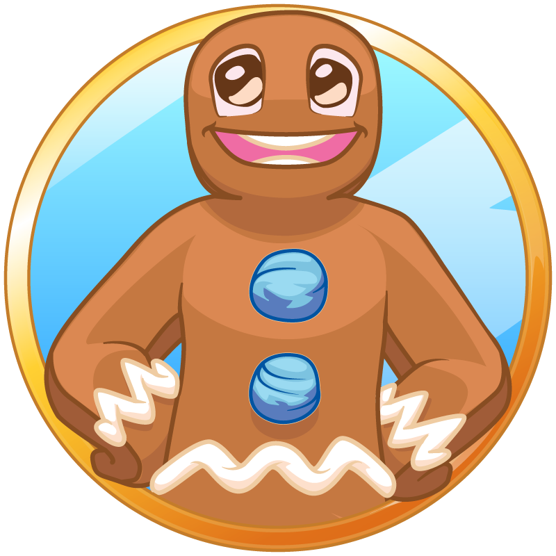 Gingerbread man welcoming you to the Forums!